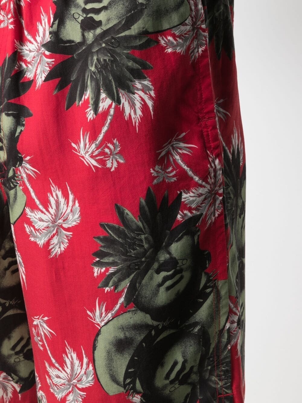 graphic-print track shorts - 5