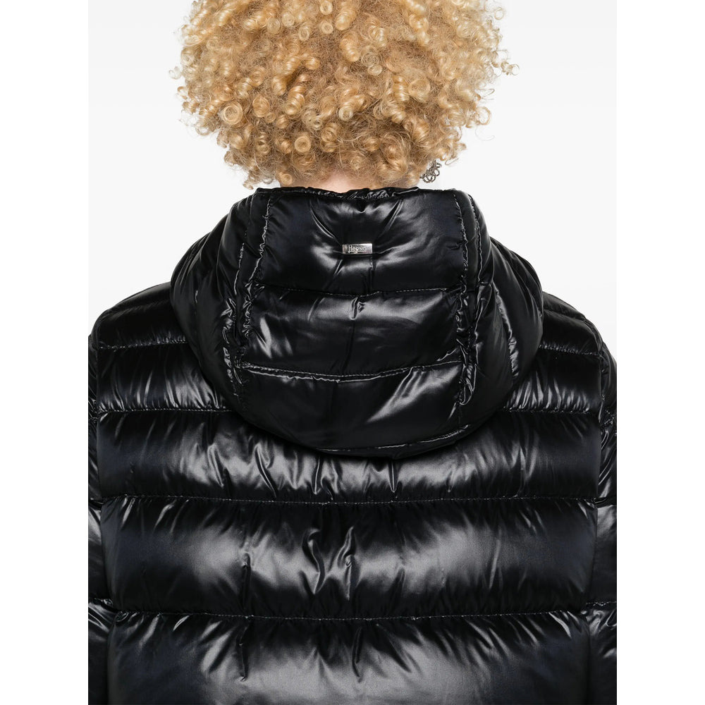 Herno Black Jackets - Puffer Jackets Women - 5