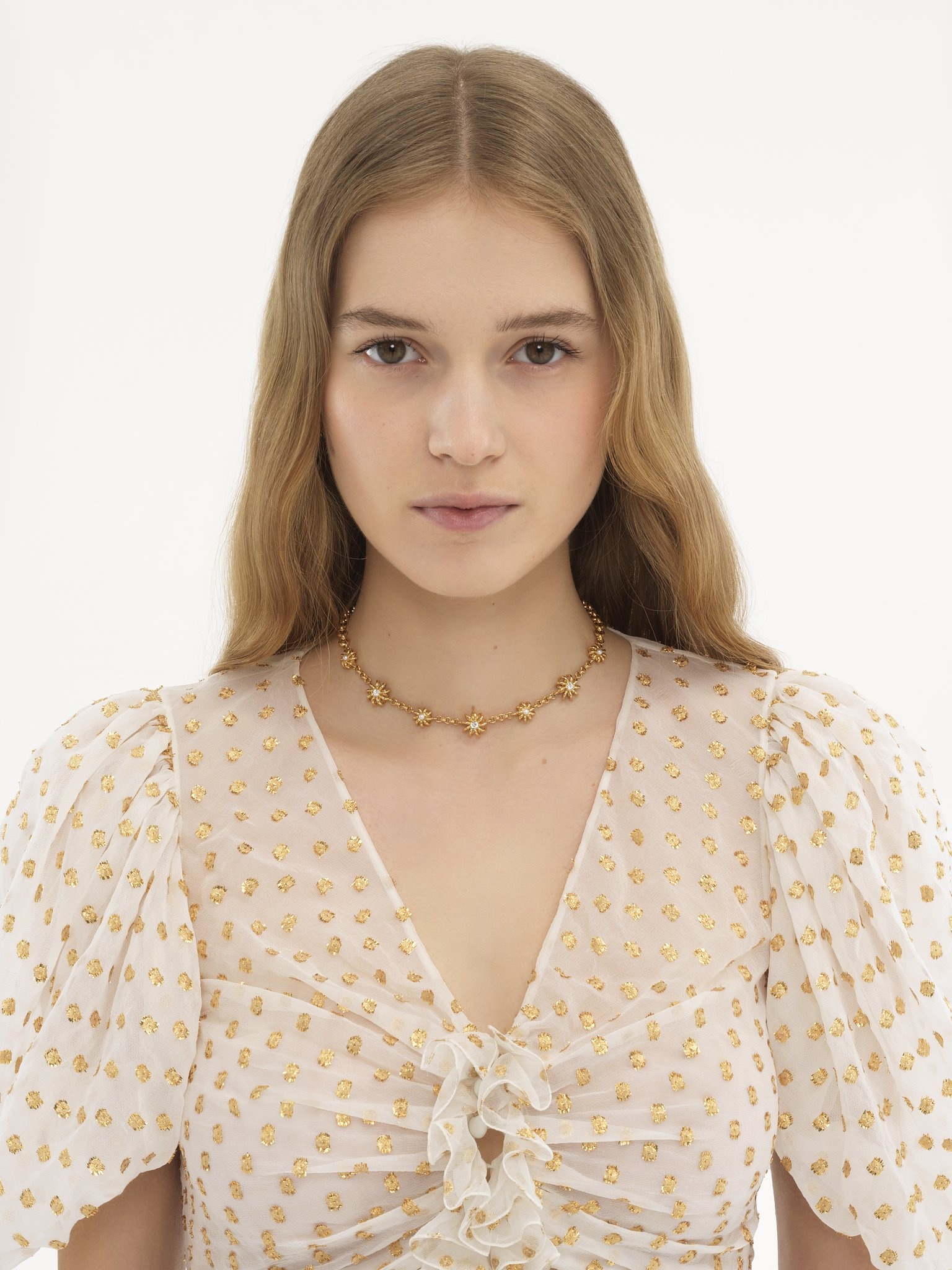 THE CHLOÉ MECHANICAL FLOWERS NECKLACE - 2