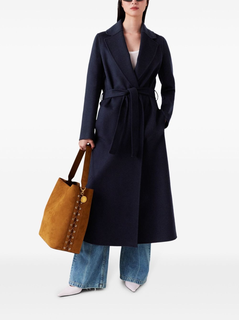 belted coat - 2