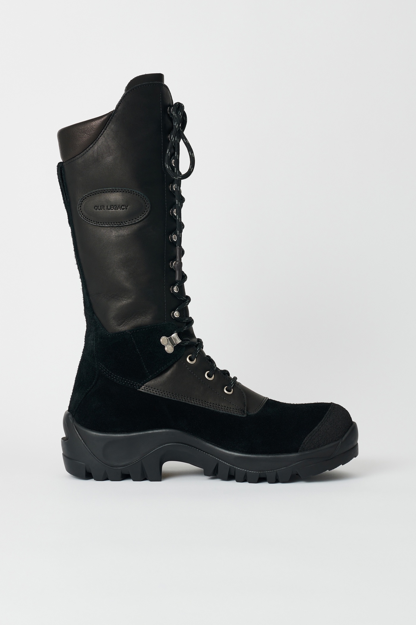 Tower Hiker Boot Black Leather - 5