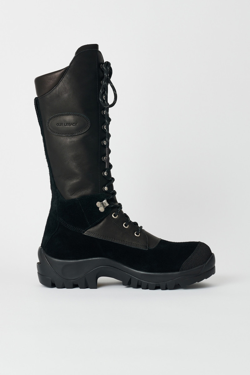Tower Hiker Boot Black Leather 5