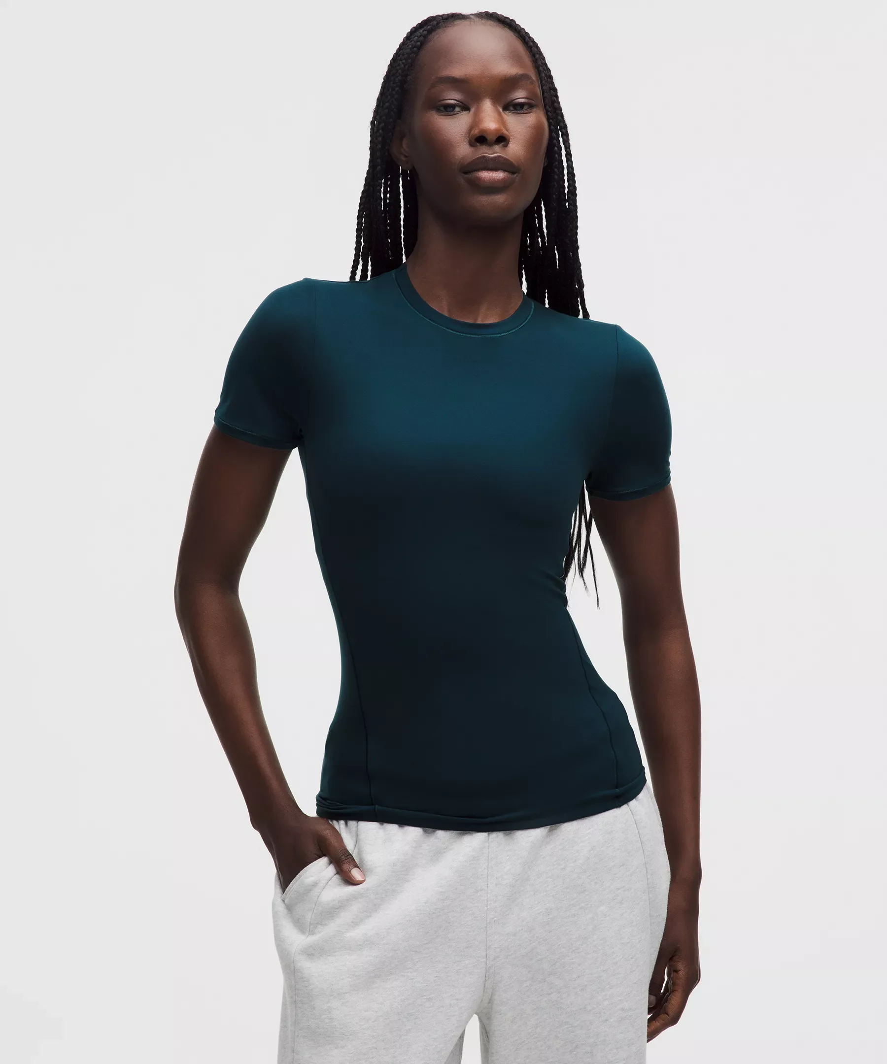 Wundermost Ultra-Soft Nulu Hip-Length Crewneck Shirt - 1