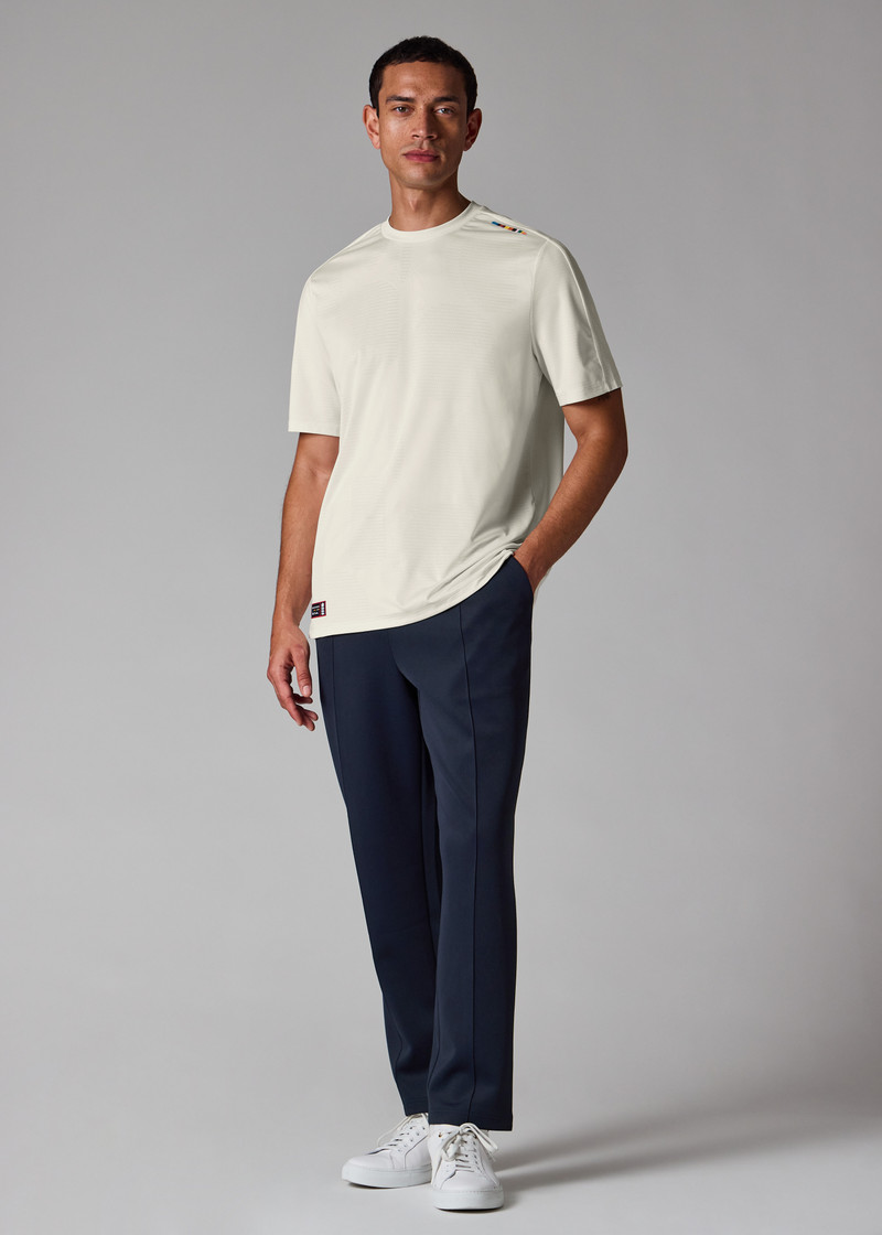 Paul Smith + Castore - Whisper White Jacquard T-Shirt 6