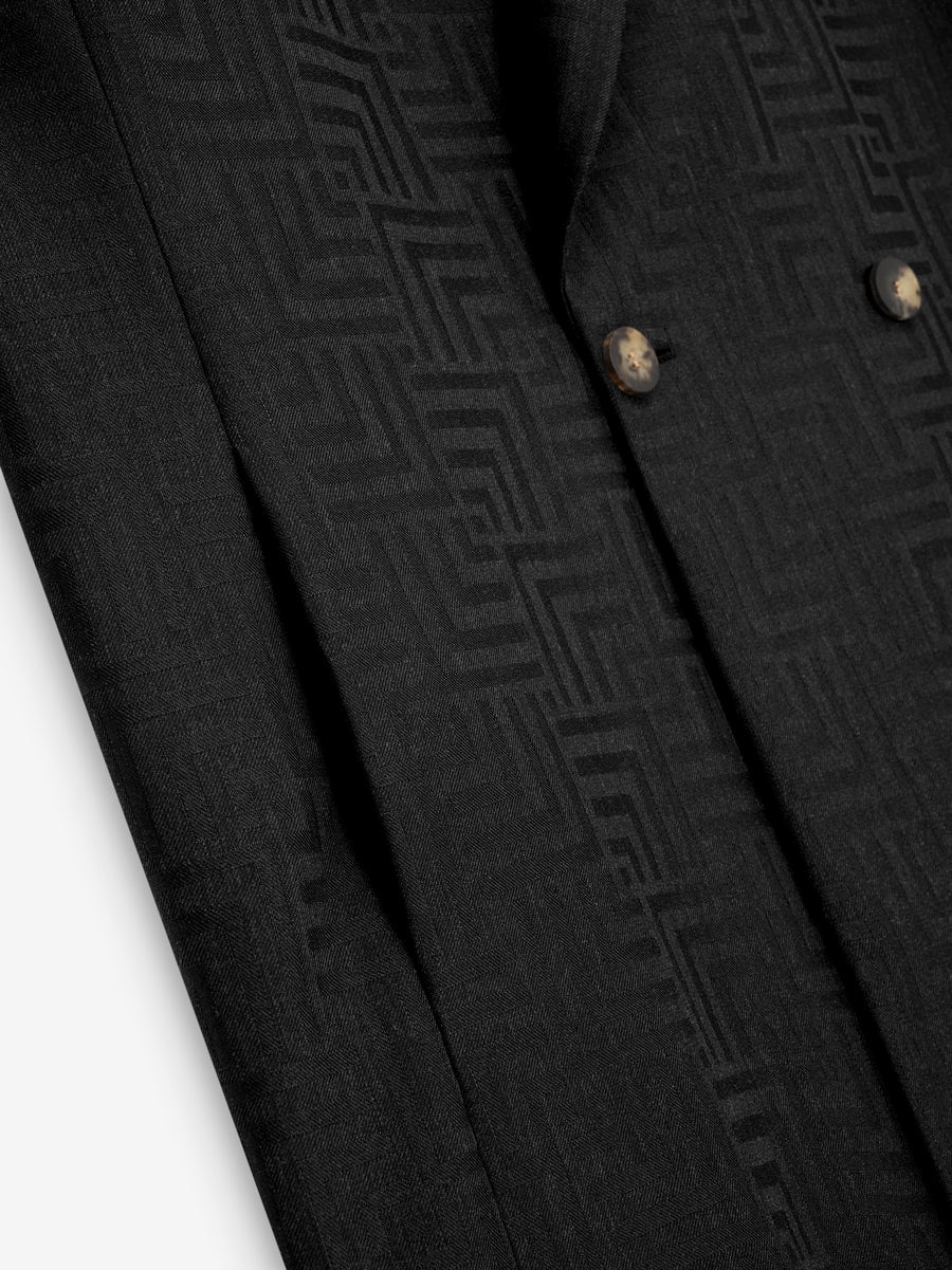 Wool Jacquard California Blazer - 3