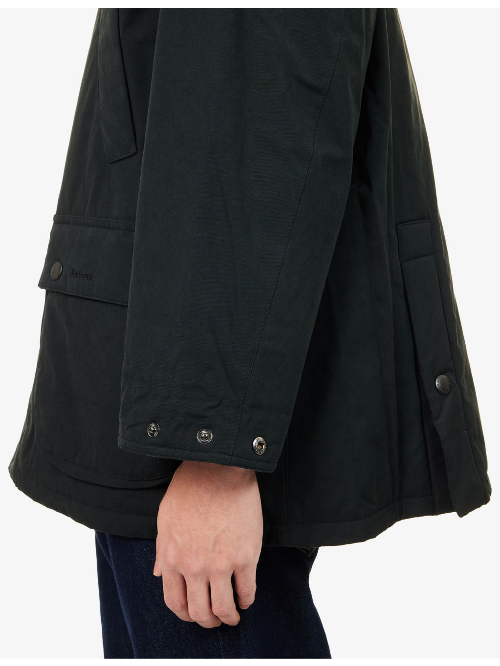 Oversized Bedale Padded Cotton Blend Jacket - 6