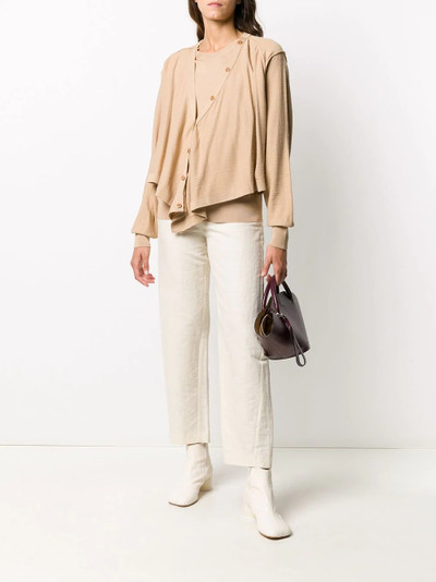 Lemaire waterfall front cardigan jumper outlook