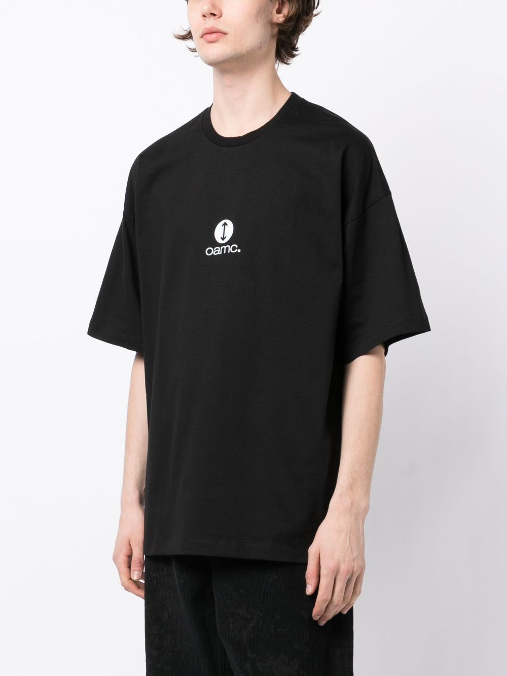 photograph-patch oversized T-shirt - 4
