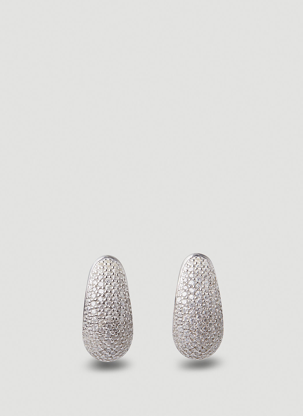 Ice Pavé Small Hoop Earrings - 1