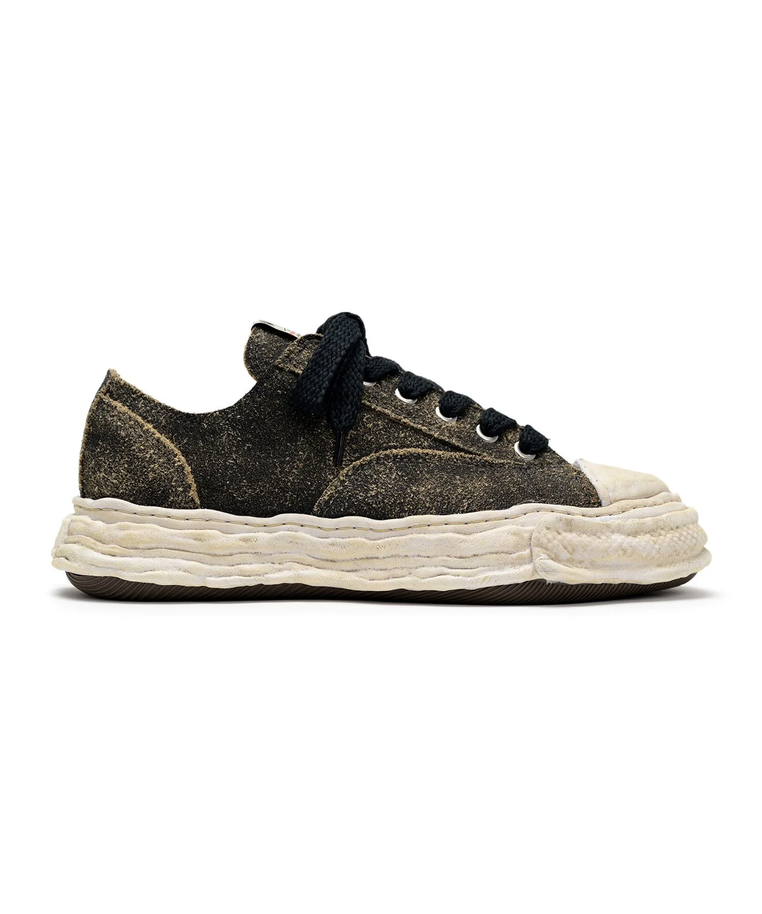 "PETERSON23" OG Sole Vintage Suede Low-top Sneaker - 1