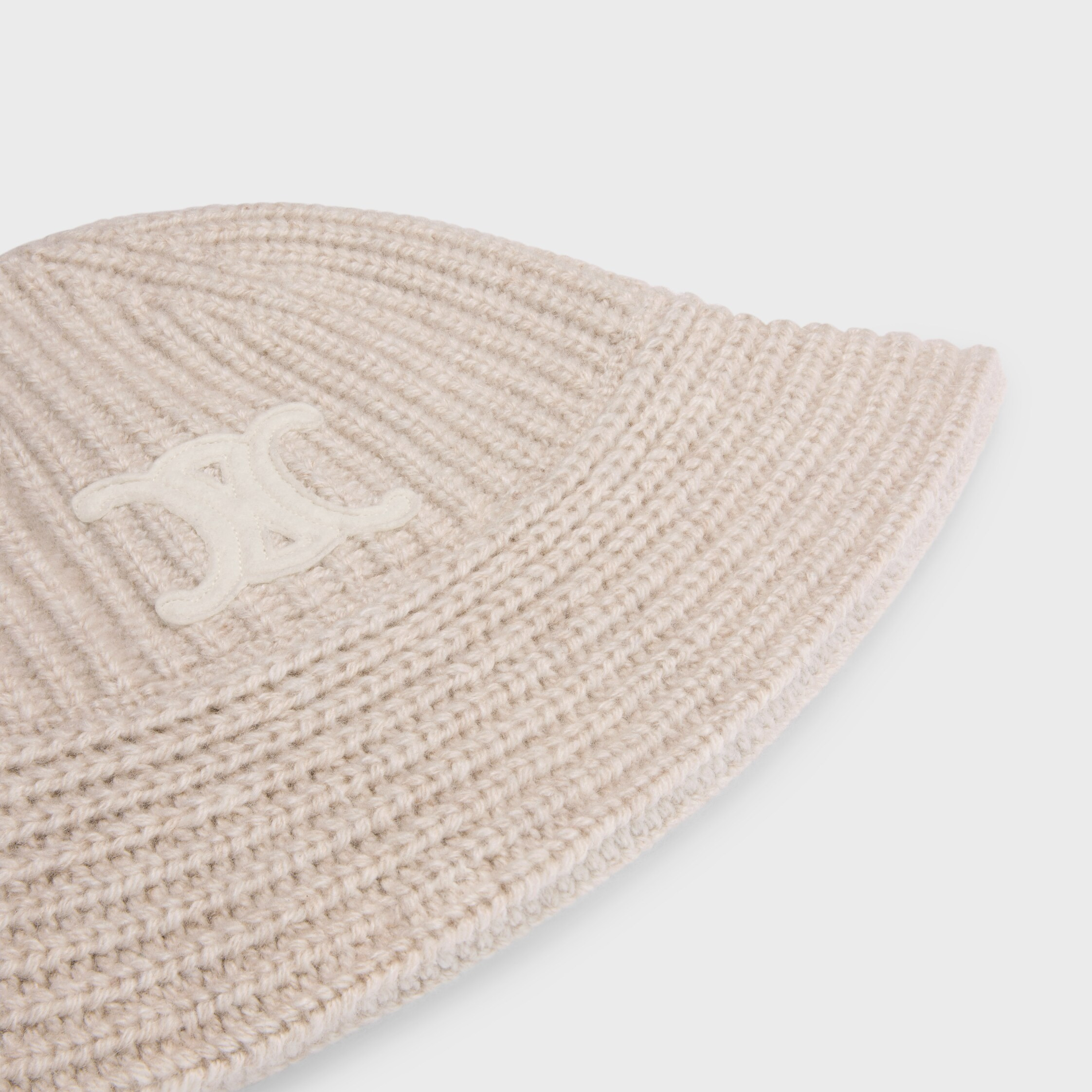 Triomphe cloche beanie in cashmere - 3