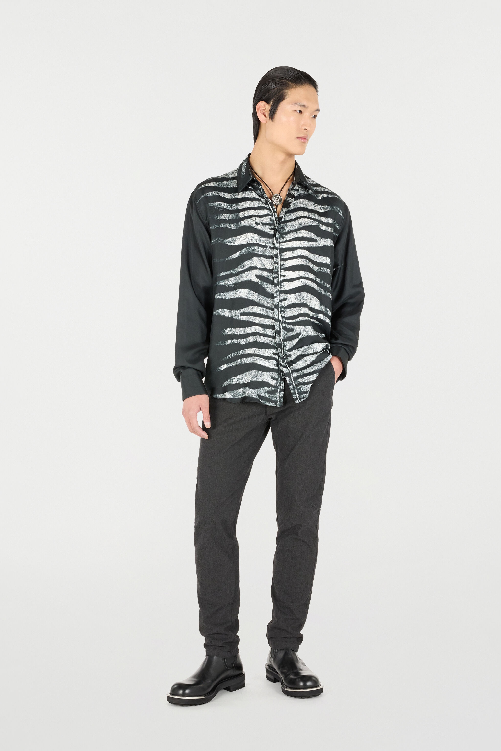Zebra-Print Shirt - 2