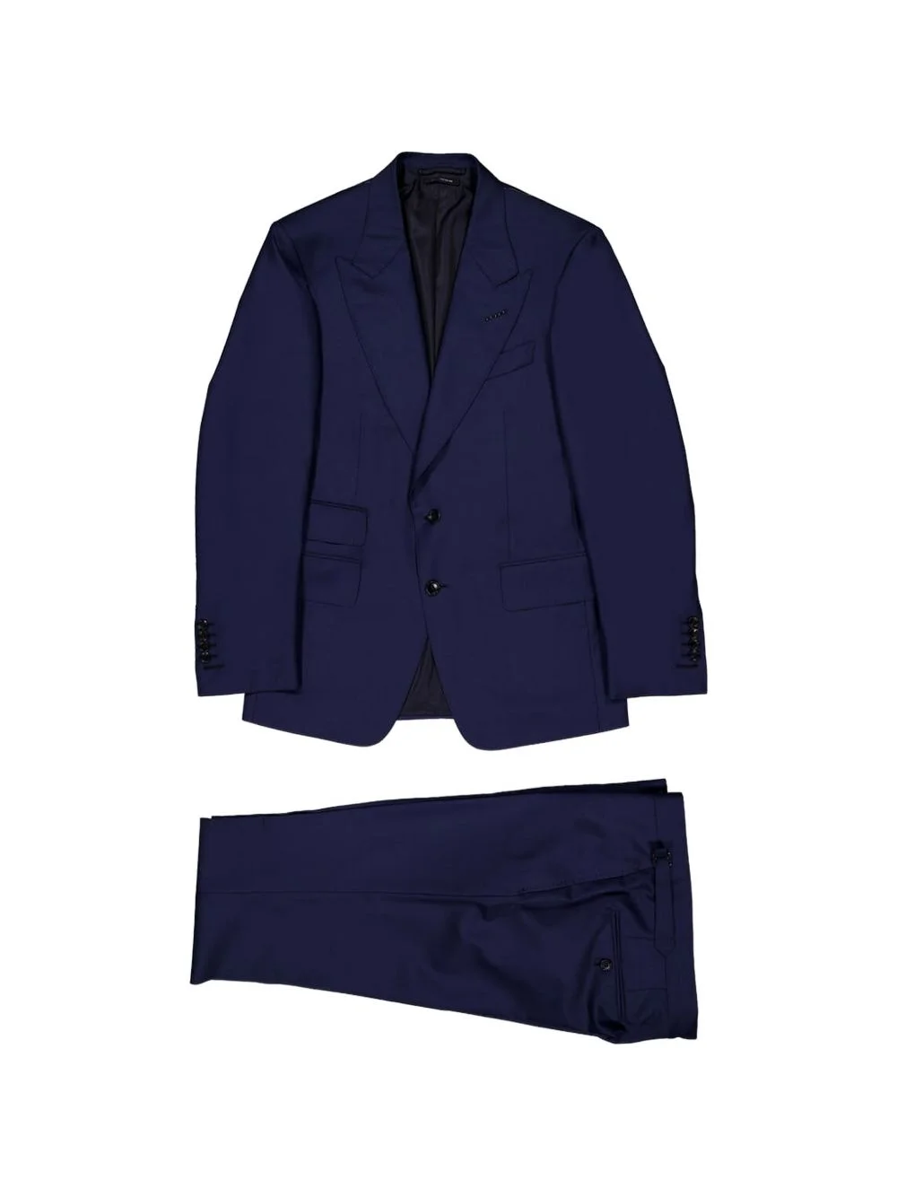 buttoned wool suit - 1