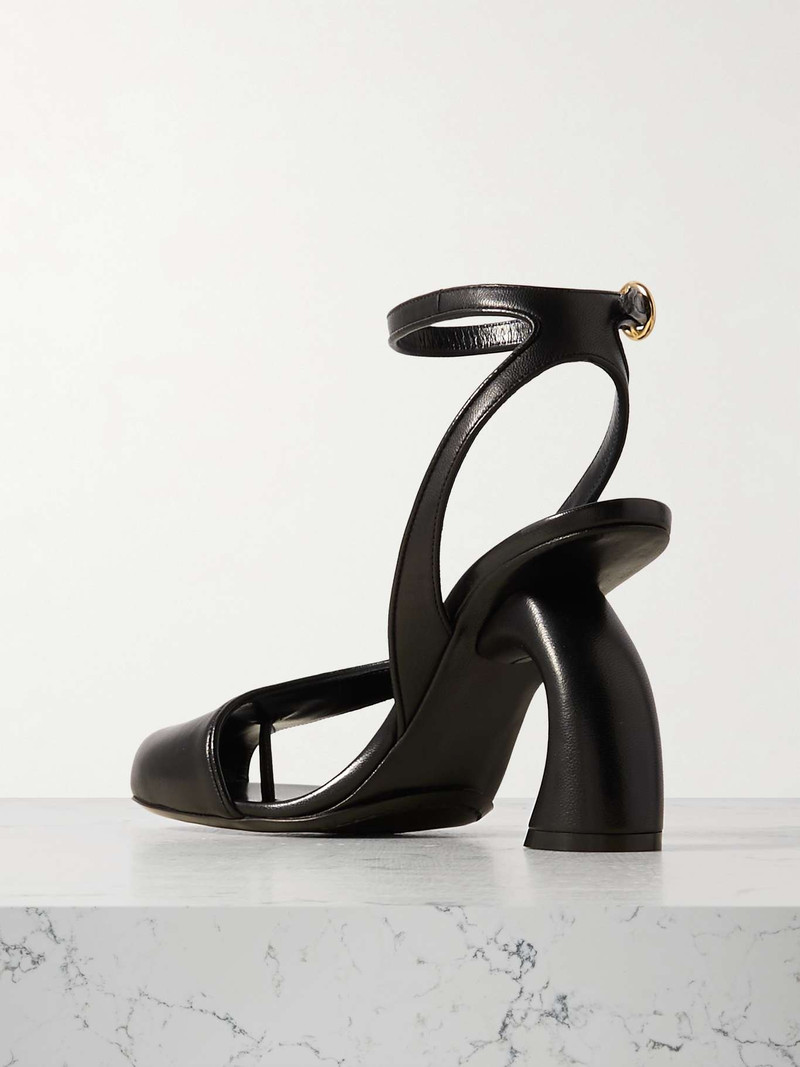 Cutout leather sandals 3