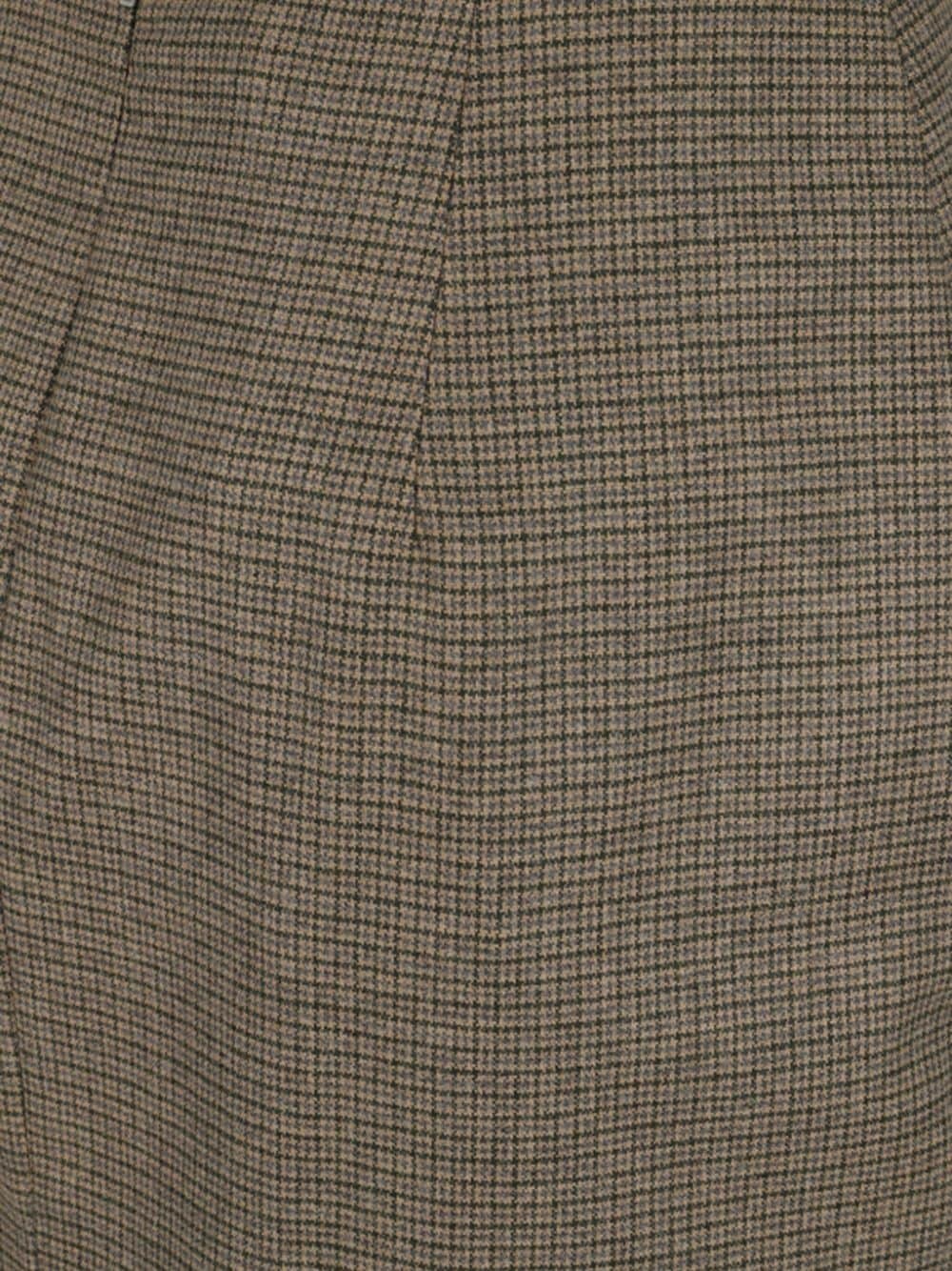 checked pencil skirt - 2