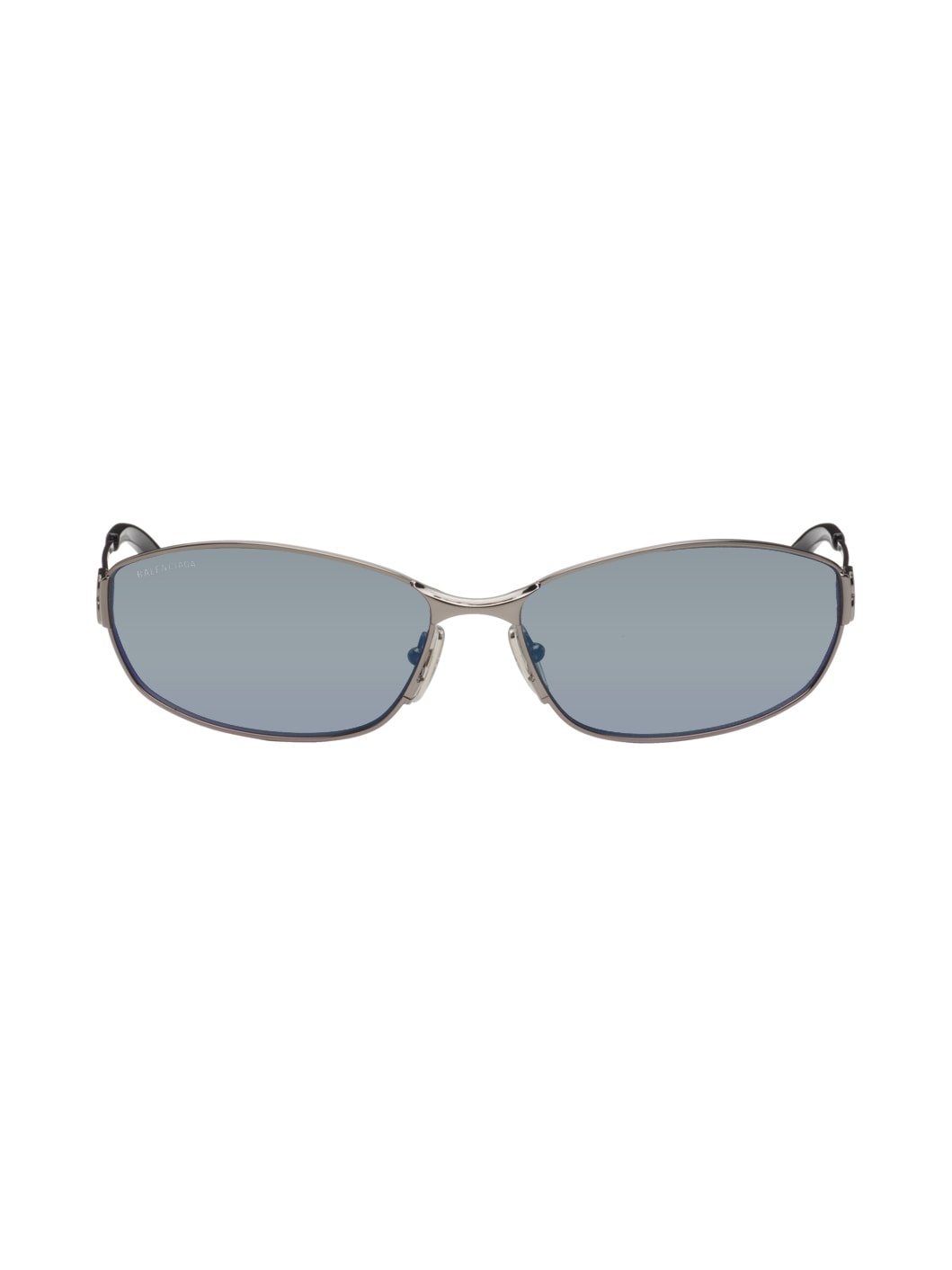 Gunmetal Rectangular Sunglasses - 1