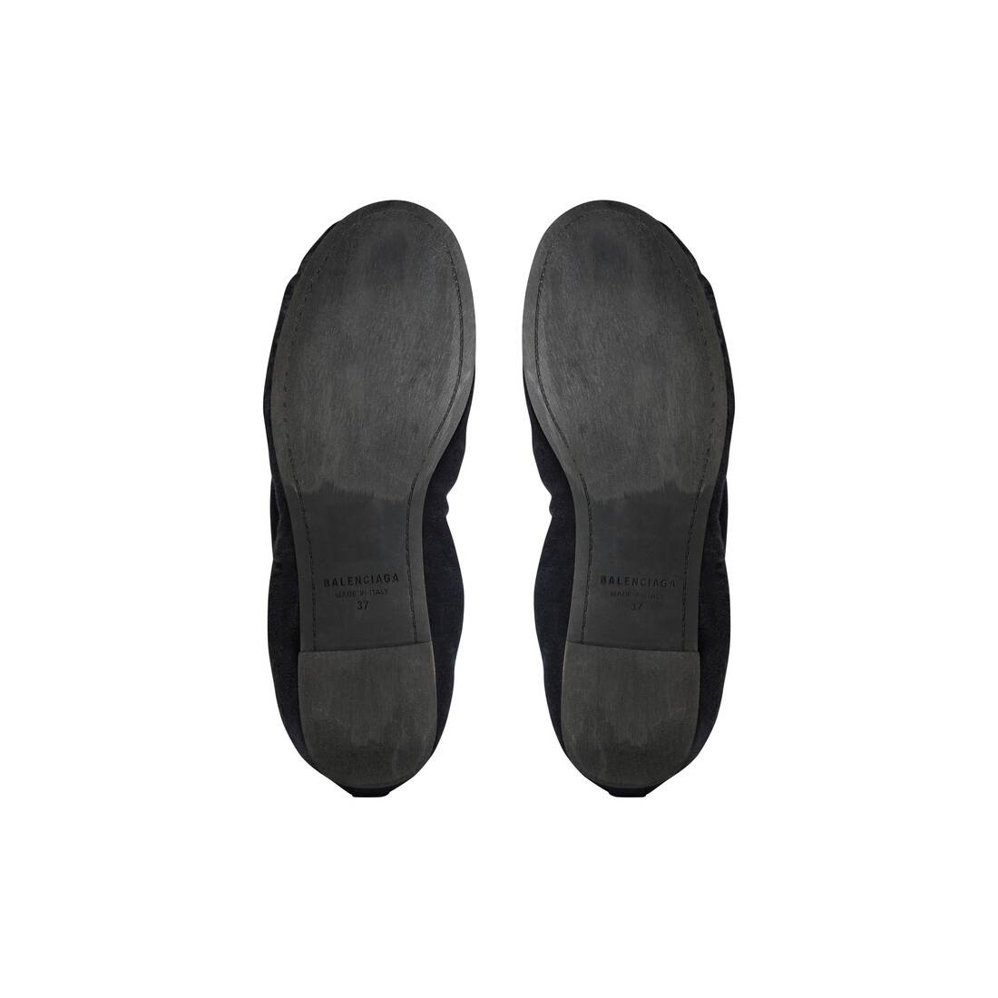 Balenciaga Anatomic flat ballerina shoes - Black