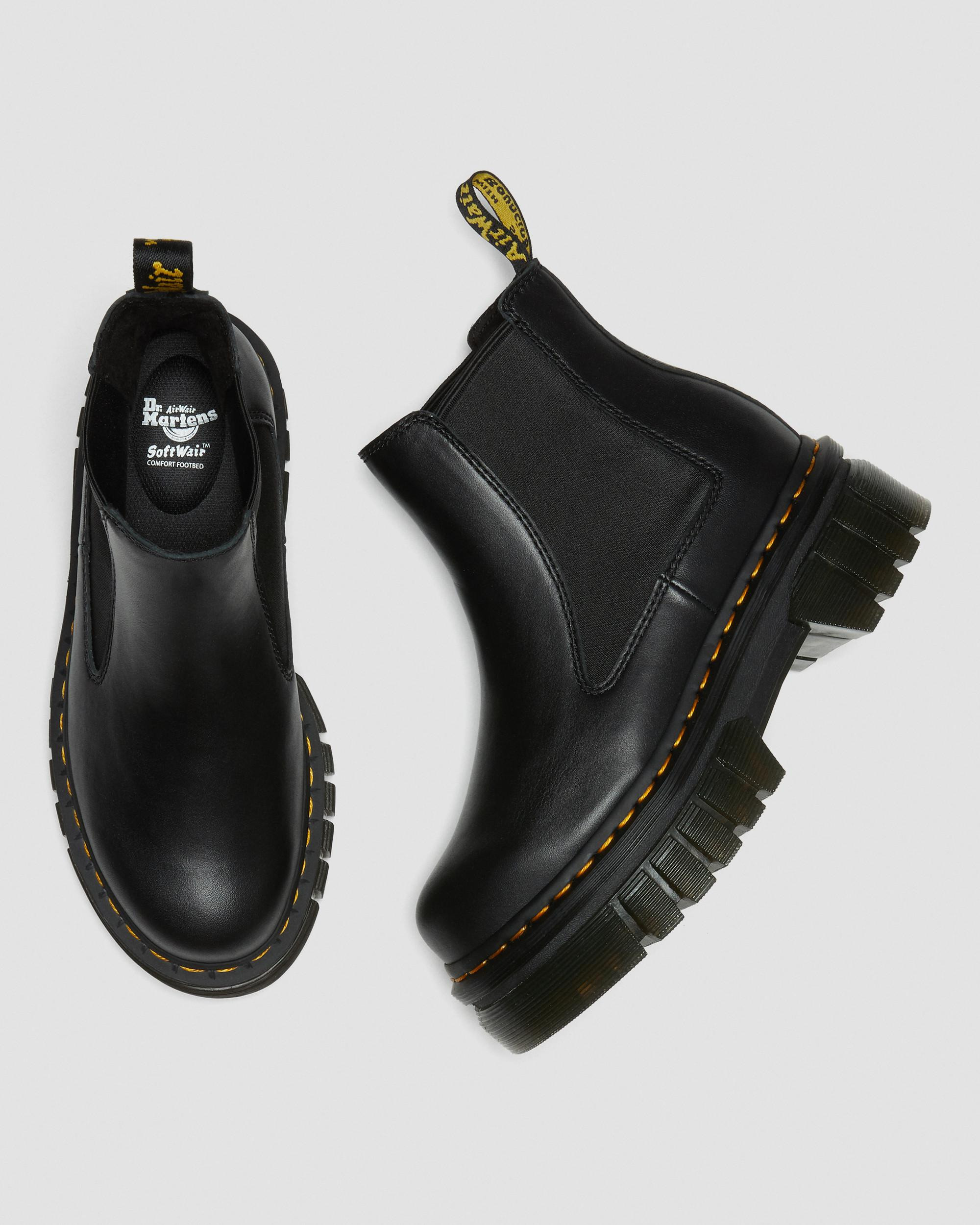 Audrick Nappa Leather Platform Chelsea Boots - 3