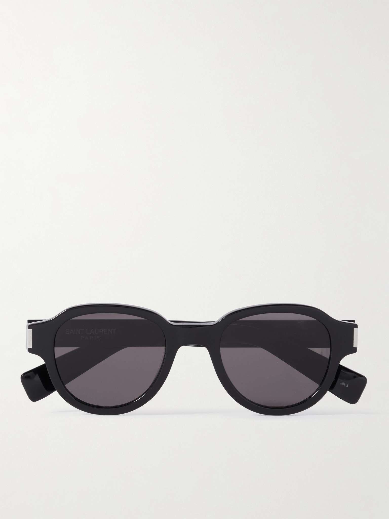 New Wave Round-Frame Acetate Sunglasses - 1