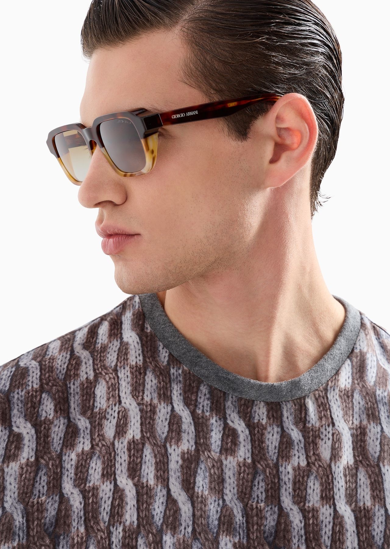 Men’s rectangular sunglasses - 5