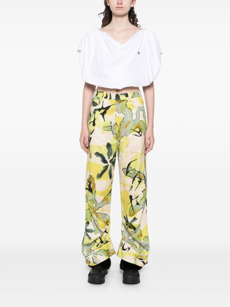 Collina Strada Dante graphic-print trousers outlook