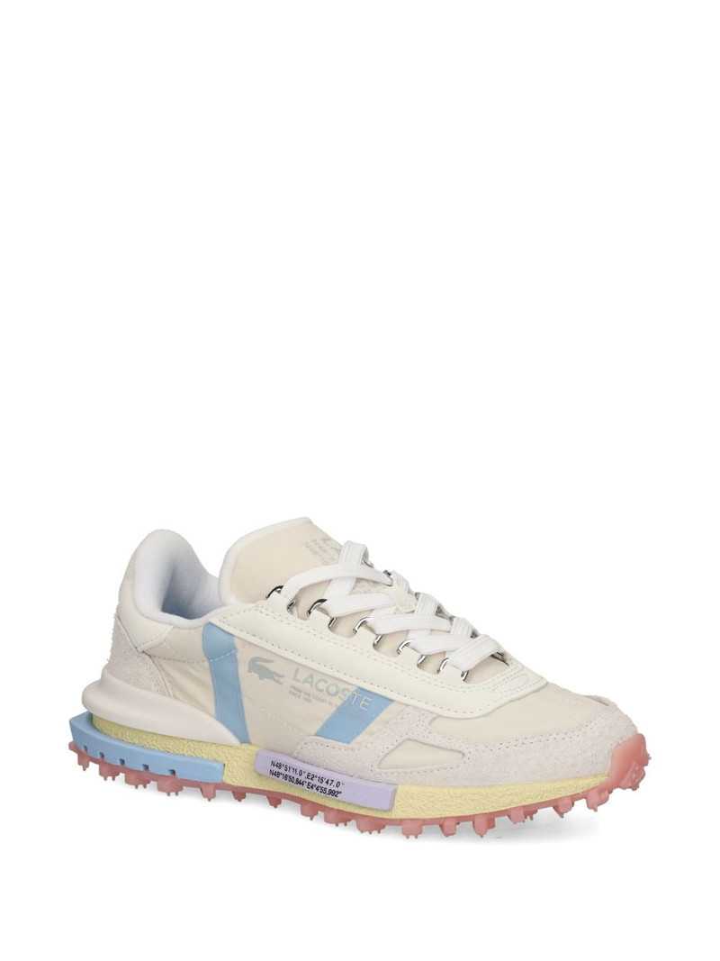 LACOSTE Elite Active panelled-suede sneakers outlook
