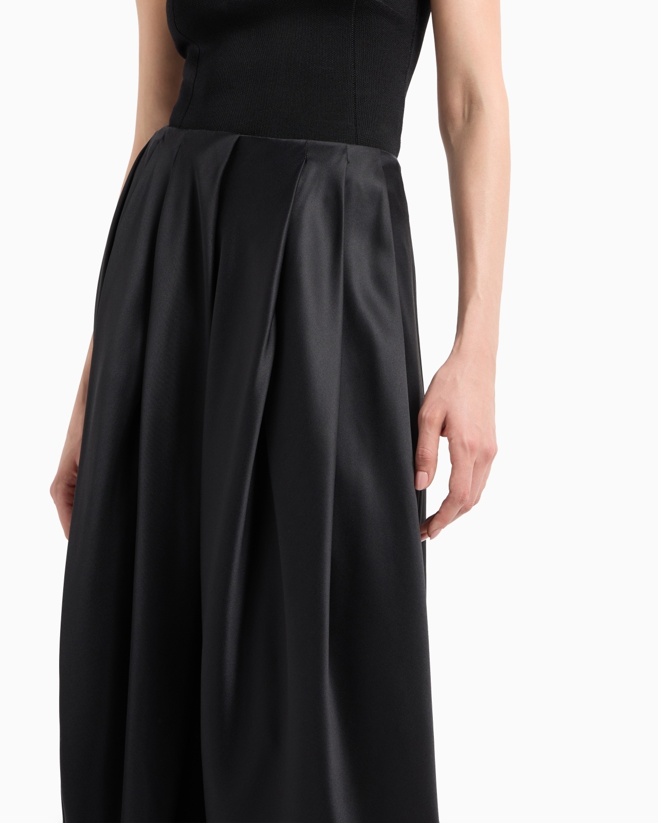 MIDI SKIRT IN DOUBLE-SIDED SILK SATIN - 5