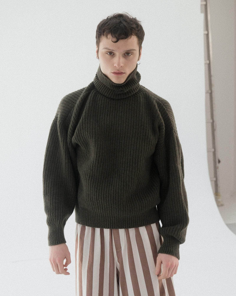 Mea Turtleneck - Recycled Wool Rib 1