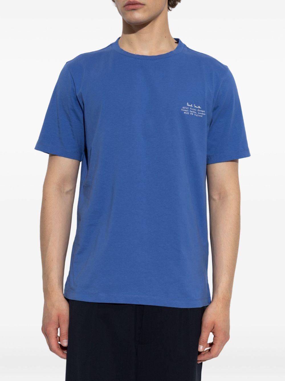 logo-print crew-neck T-shirt - 3