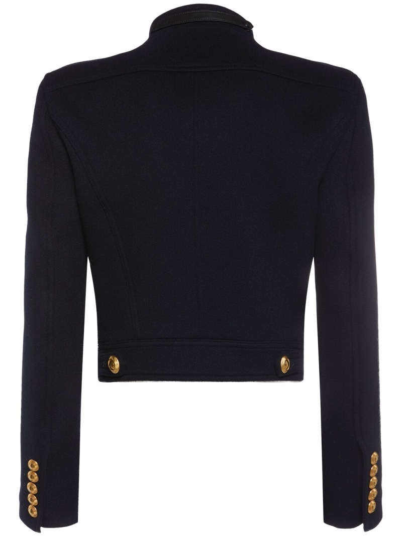 Wool & cashmere military jacket - 2