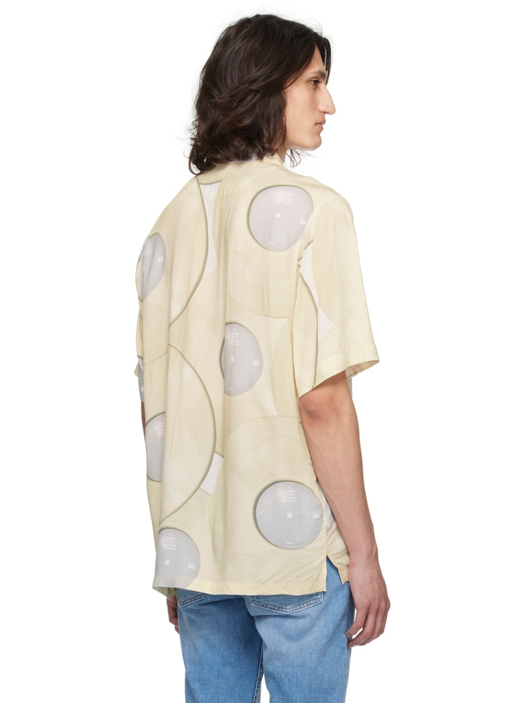 Beige Graphic Shirt - 3