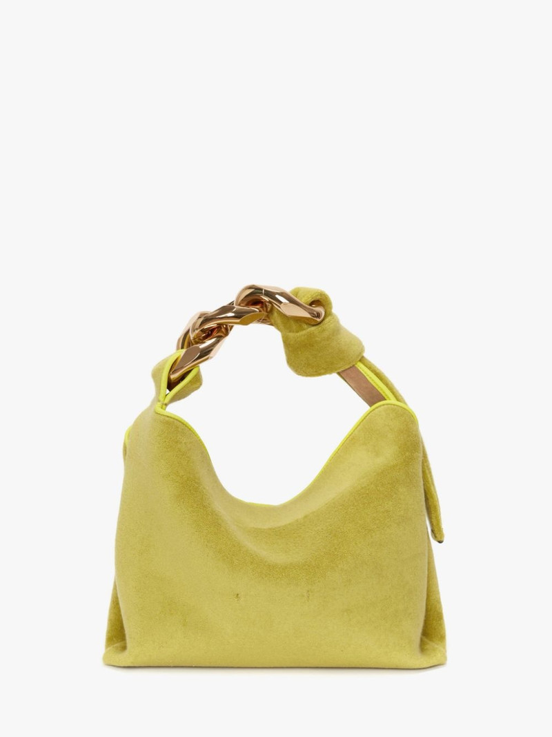SMALL CHAIN HOBO - TERRY TOWEL SHOULDER BAG 4