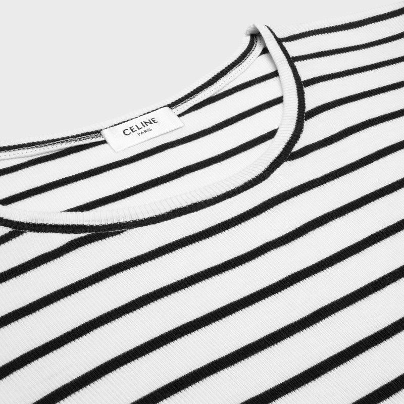 t-shirt IN striped silk jersey 3