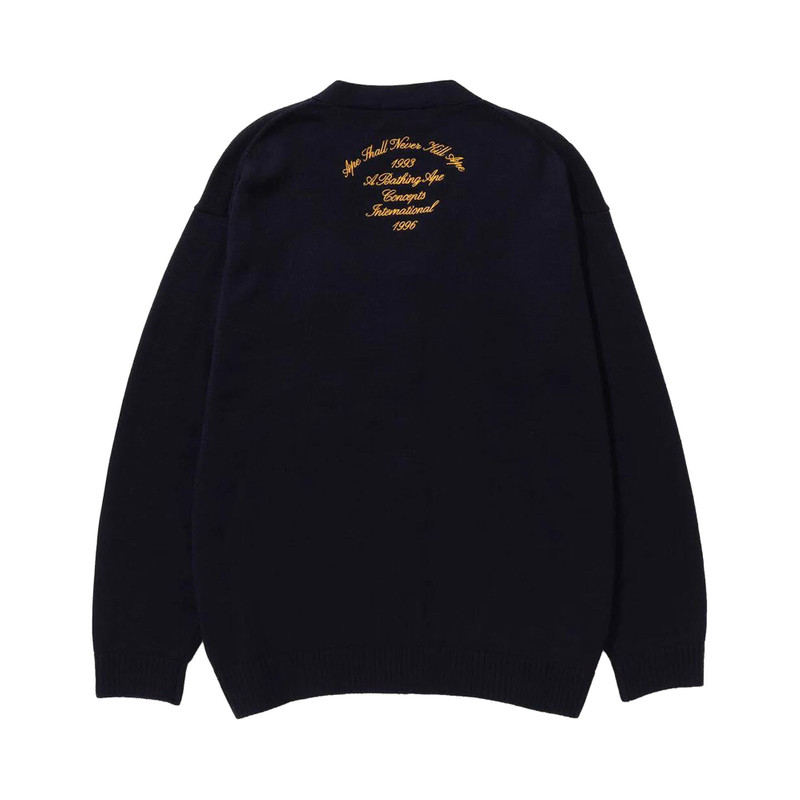 A BATHING APE® BAPE x Concepts Cardigan 'Navy' outlook