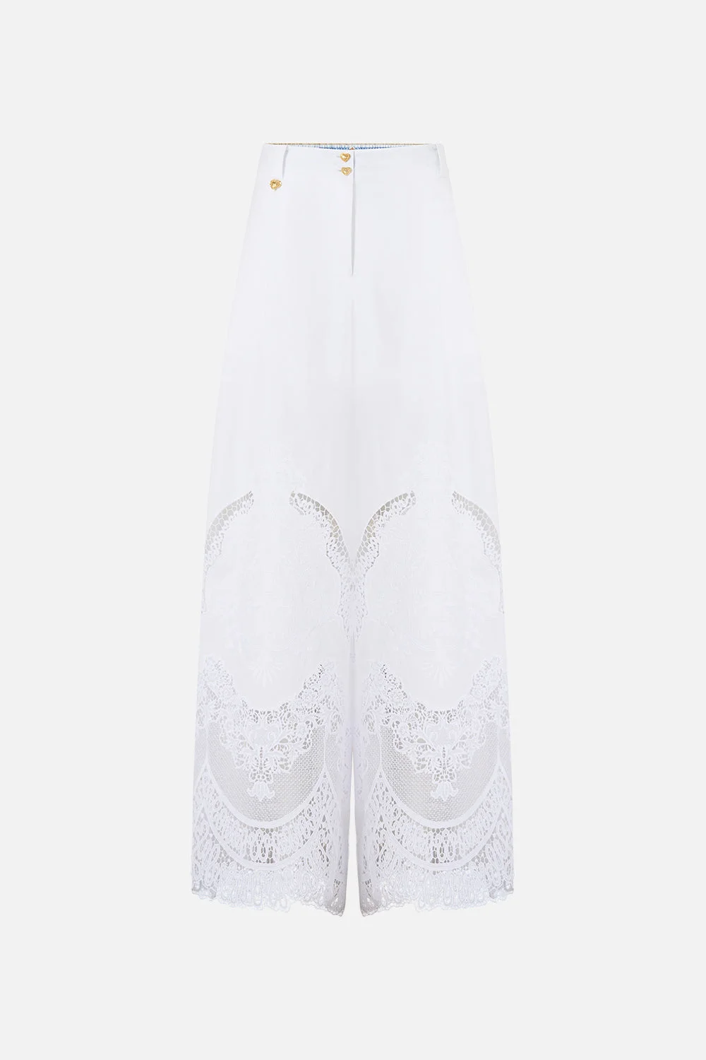 WIDE LEG WAISTED PANT DANDELION SKIES - 1