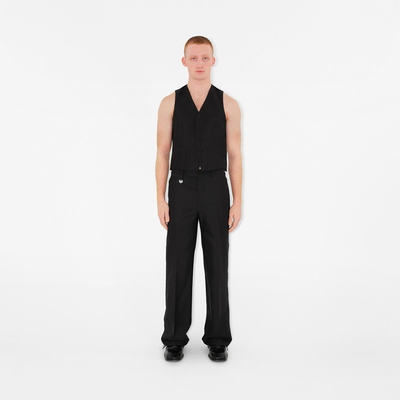 Burberry Wool Silk Tailored Trousers outlook