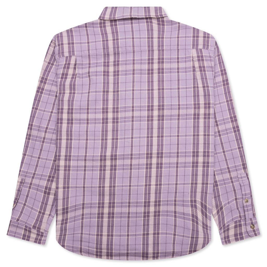 STONES PLAID SHIRT - LAVENDER - 2