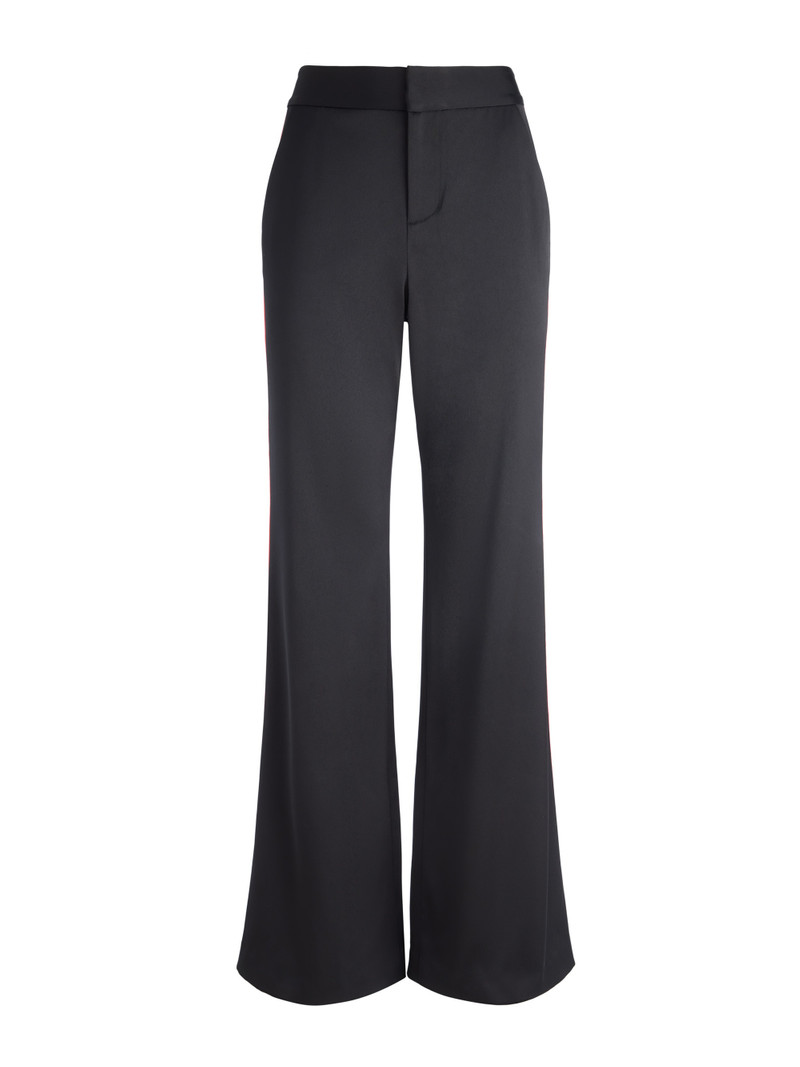 DYLAN HIGH RISE WIDE LEG PANT WITH RACING STRIPE DETAIL 1