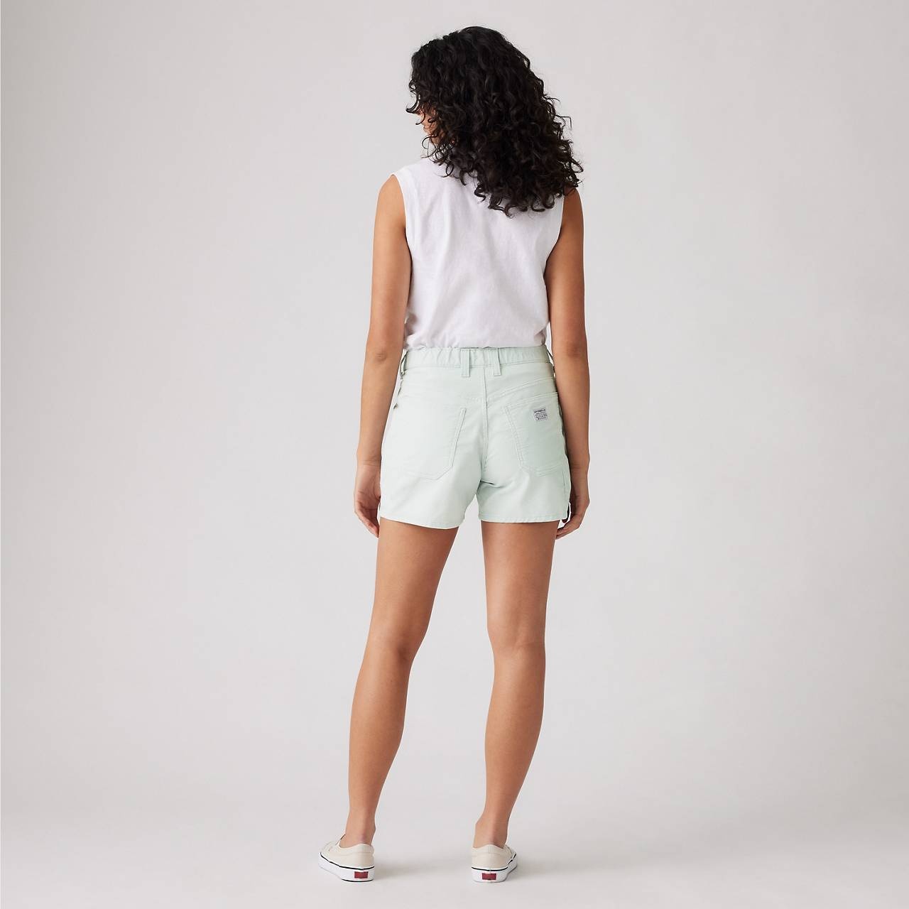 LIGHTWEIGHT CORDUROY CARPENTER WOMEN'S SHORTS - 5