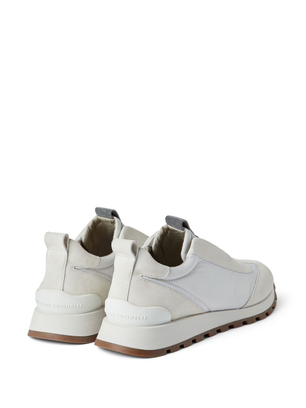 bead-embellished low top sneakers - 3