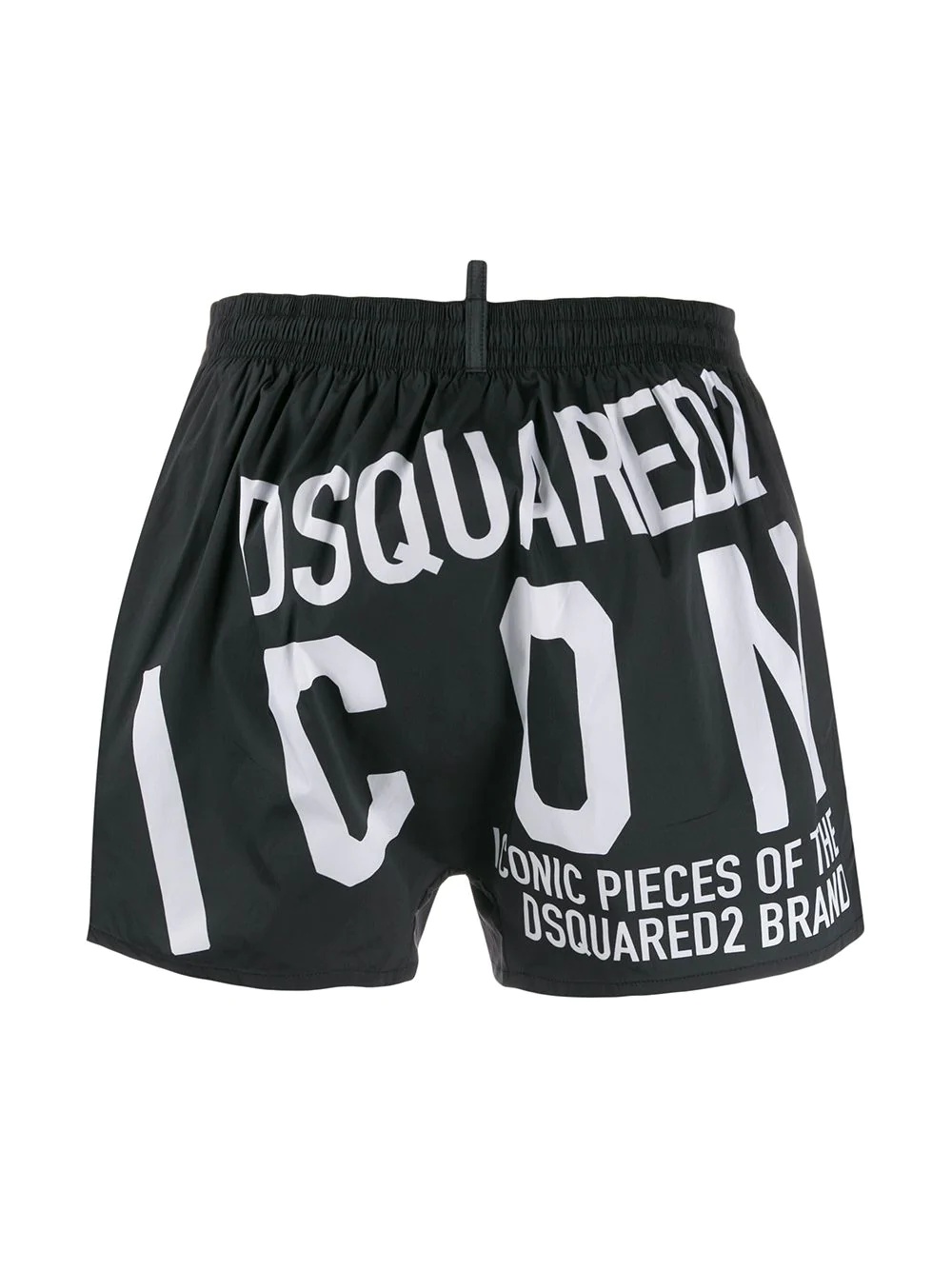 logo-print swim shorts  - 2