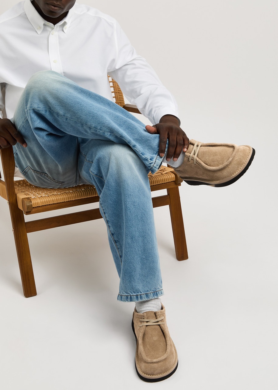 Loewe Faro Suede Derby Shoes - 5