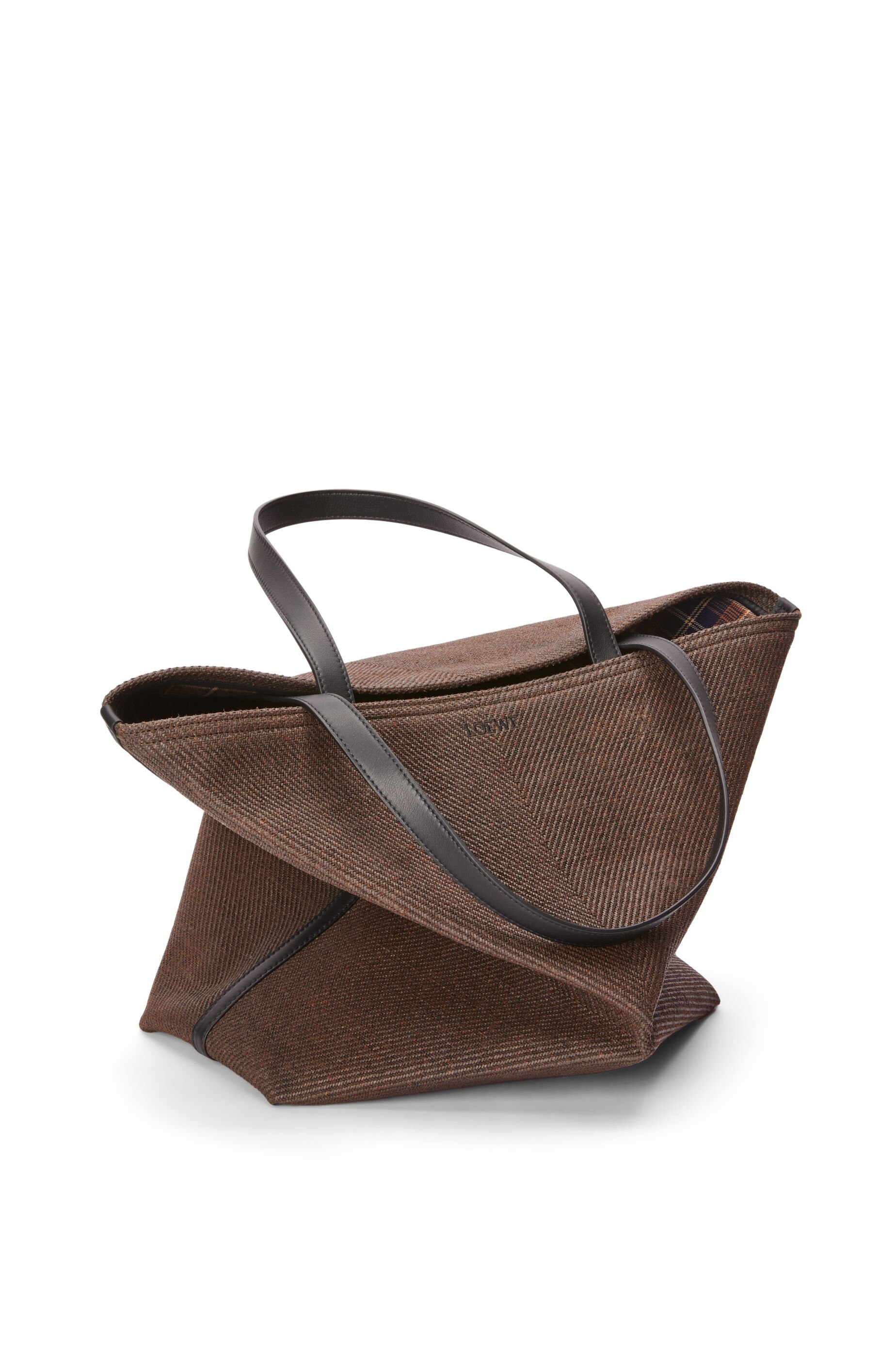 XL Puzzle Fold tote in waxed canvas - 3