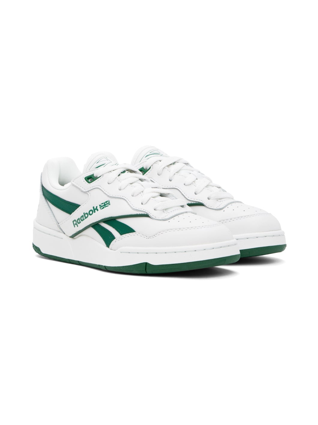 White & Green BB 4000 II Sneakers - 4