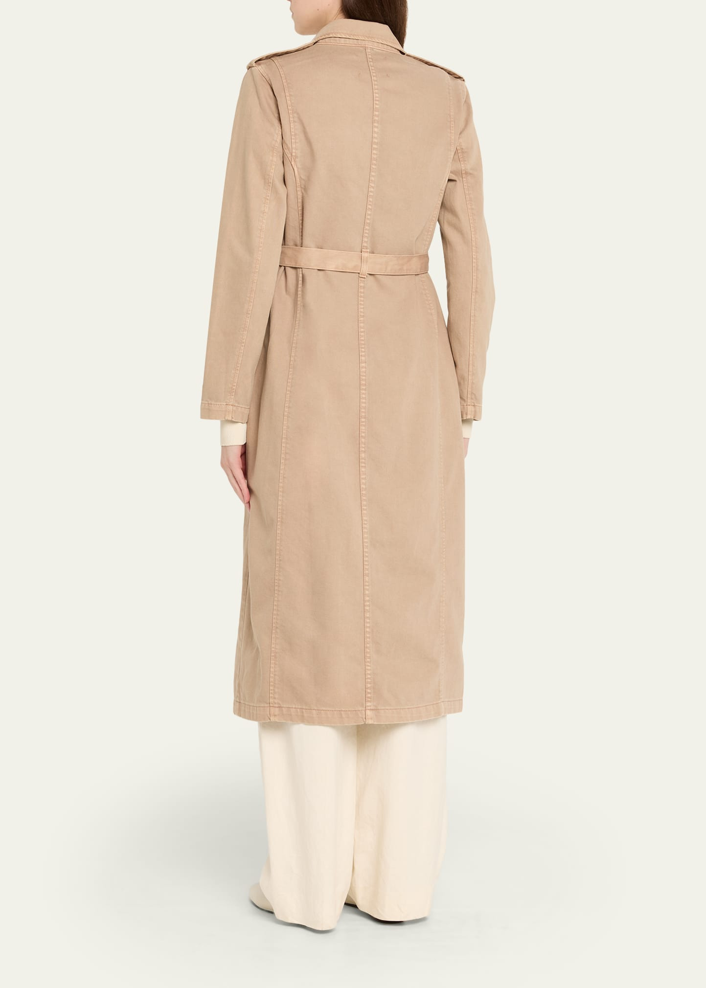 Zavia Denim Trench Coat - 3