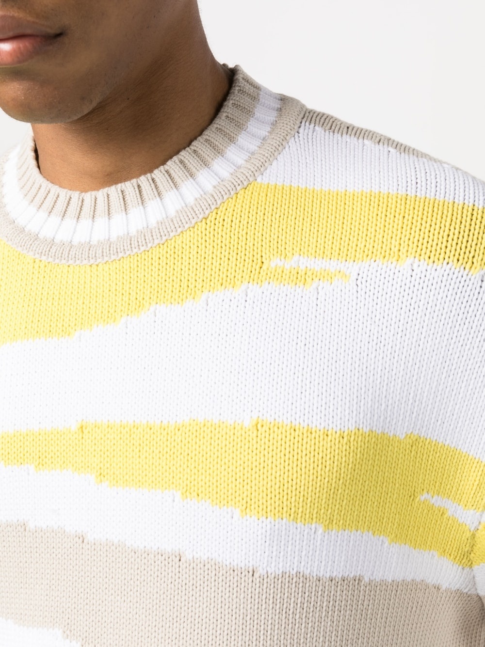 ZEBRA-PRINT CREW-NECK JUMPER - 3