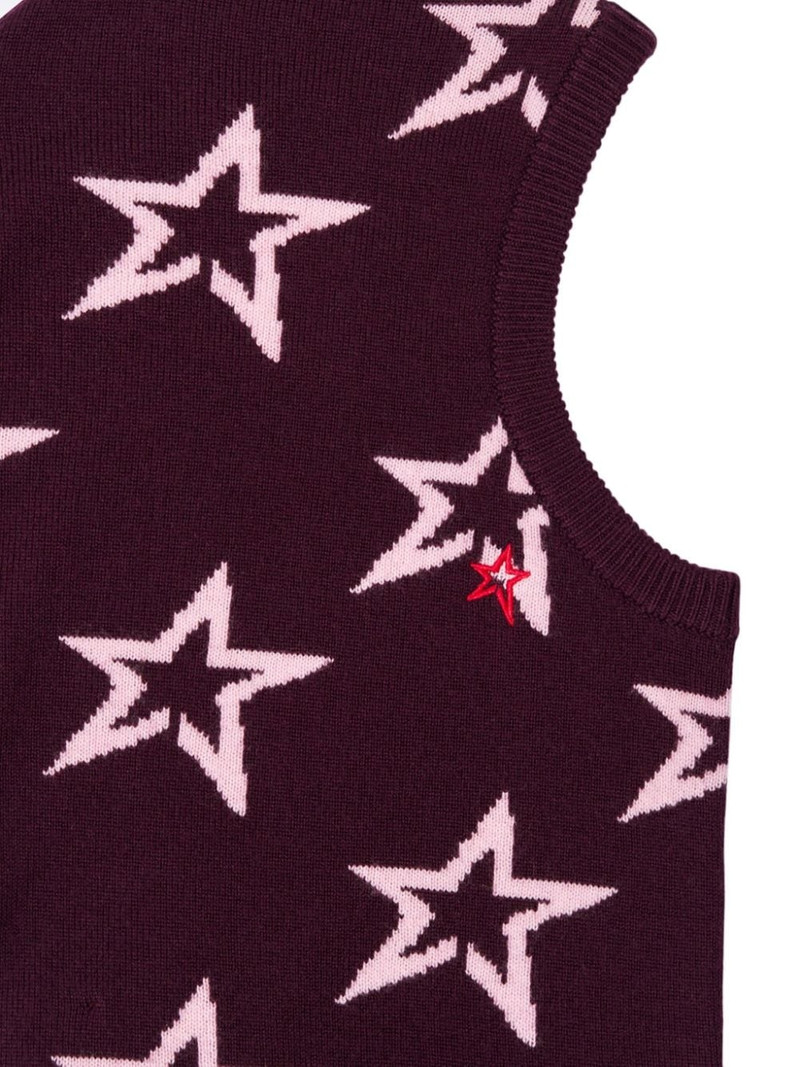 PERFECT MOMENT star-print balaclava outlook