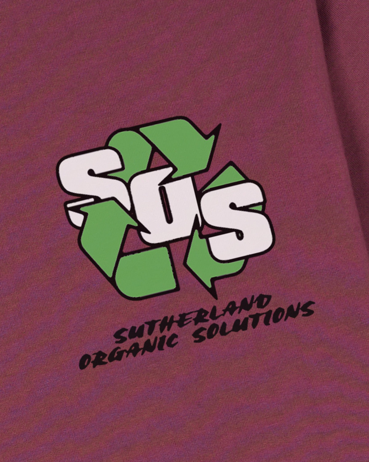 Brain Dead x Peter Sutherland SOS T-shirt - Raspberry - 3