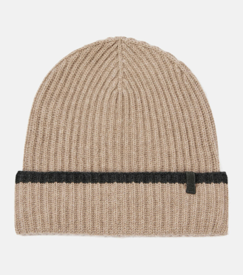 embellished cashmere beanie 1
