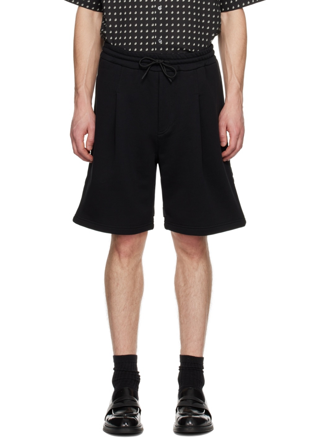 Black Layered Shorts - 1